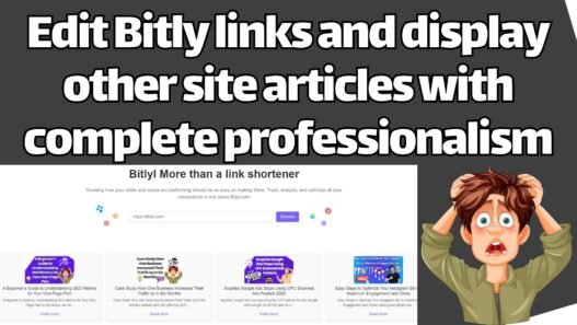 Edit Bitly links and display other site articles with complete professionalism