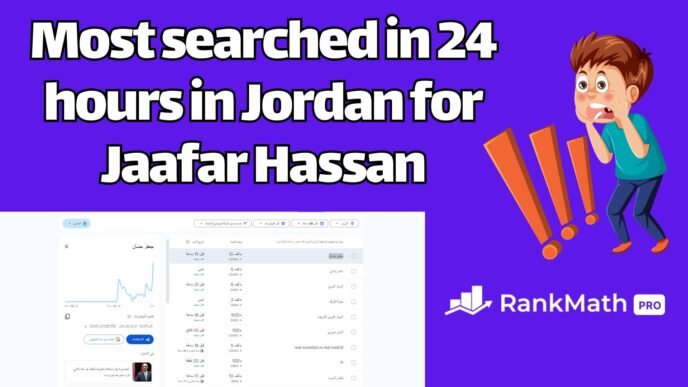 Most searched in 24 hours in Jordan for Jaafar Hassan