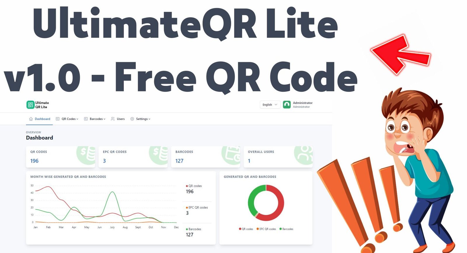 UltimateQR Lite v1.0 - Free QR Code