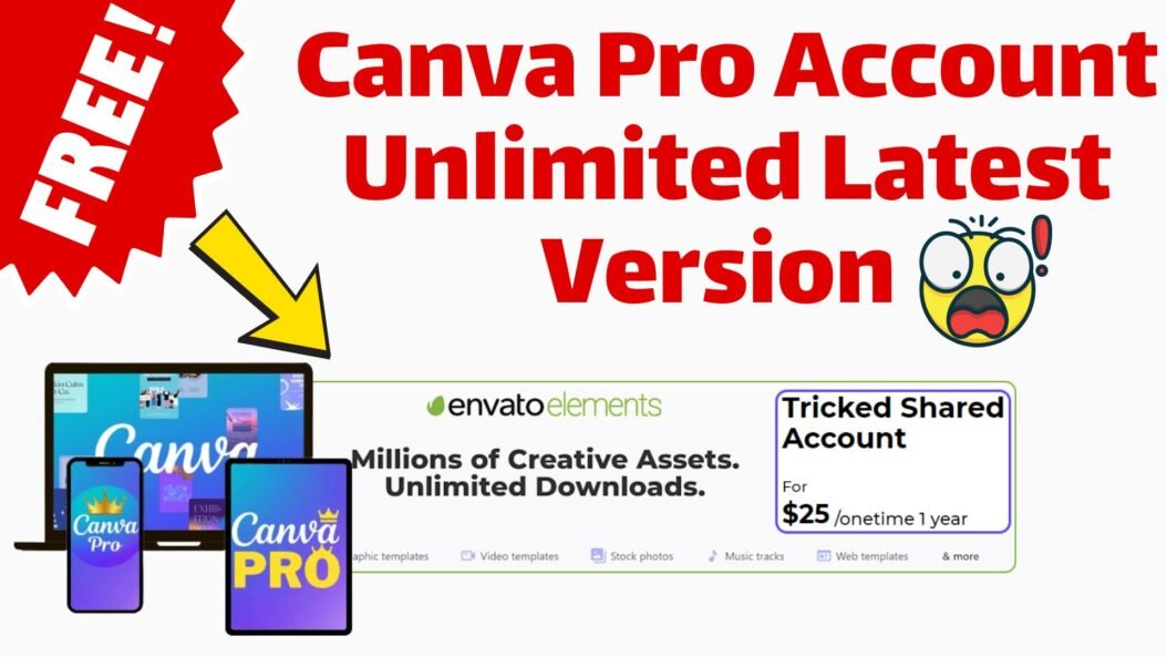 Canva Pro Account Unlimited Latest Version 